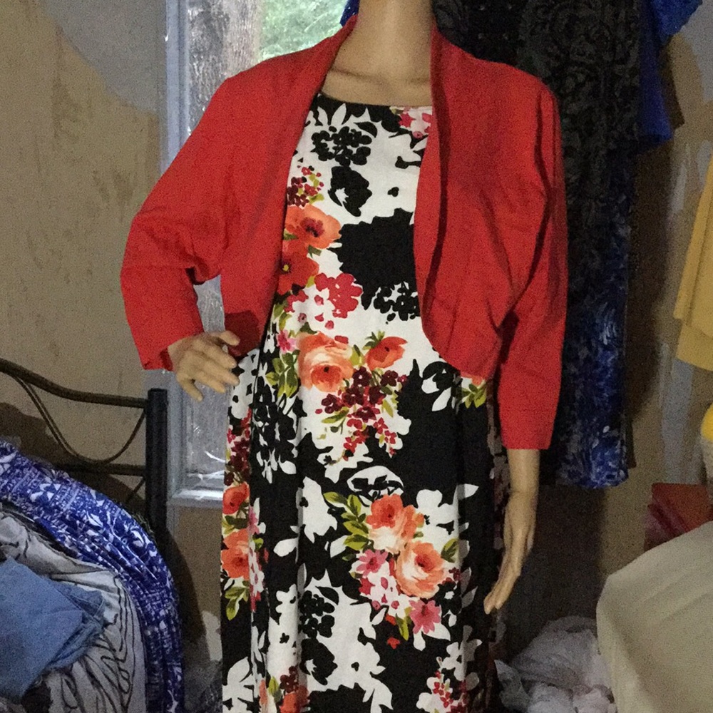 2 piece Dress w/sweater
